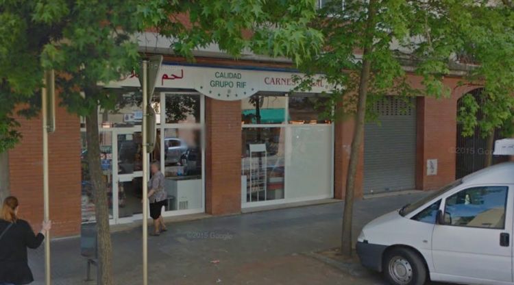 L'home va robar el ganivet d'aquesta carnisseria, situada al costat del bar. Google Maps