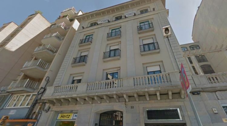 Exterior del Col·legi d'Enginyers de Girona (arxiu). Google Maps