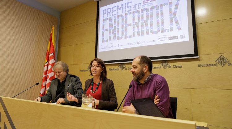 Presentació de la gala d'enguany dels Premis Enderrock. Aj. de Girona