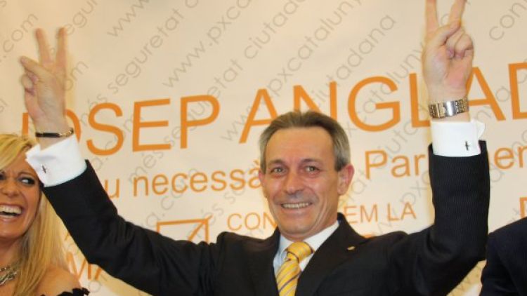 El president del partit, Josep Anglada, havia confirmat la seva assistència a la concentració