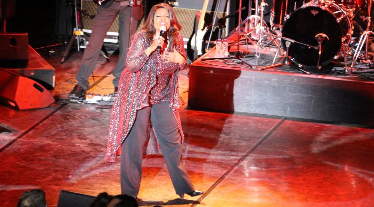 Gloria Gaynor ahir a l'Auditori de Girona. ACN