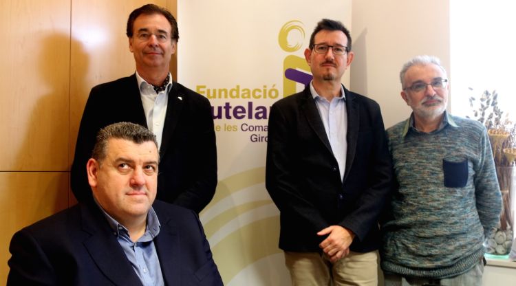 D'esquerra a dreta: Josep Maria Solé, Pere Cornellà, Lluís Marroyo i Xavier Vallvé. ACN