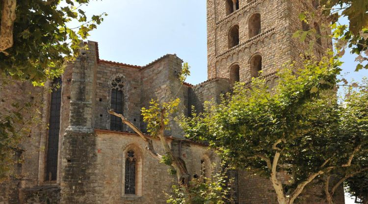Exterior de l'església de Sant Salvador de Breda