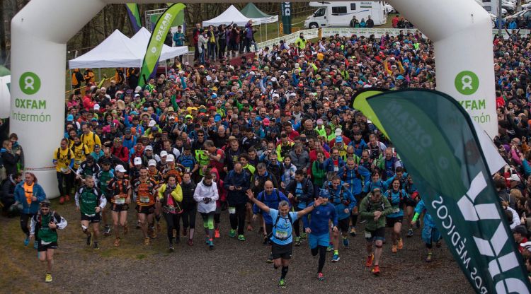 Sortida de la Trailwalker des d'Olot. Intermón Oxfam