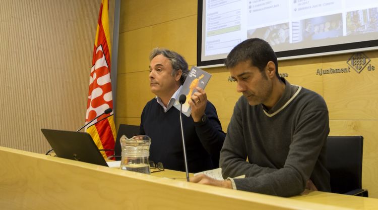 Presentació del nou web de cultura, aquest matí. Aj. de Girona