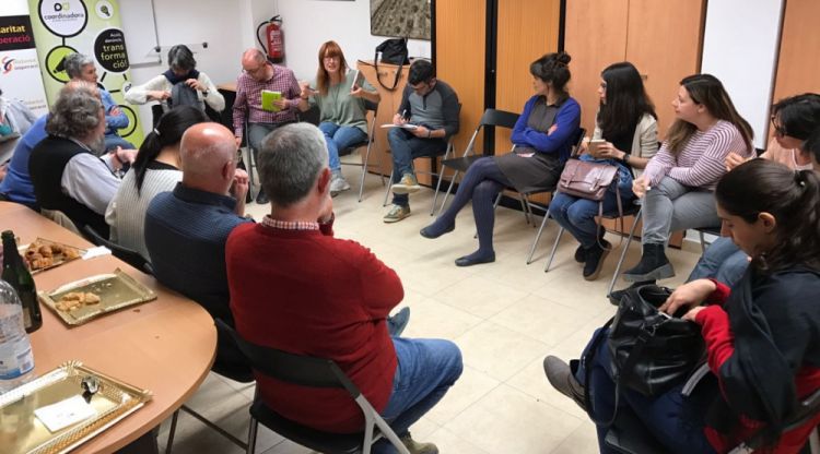 Reunió de treball de la les entitats de cooperació i solidaritat de Girona