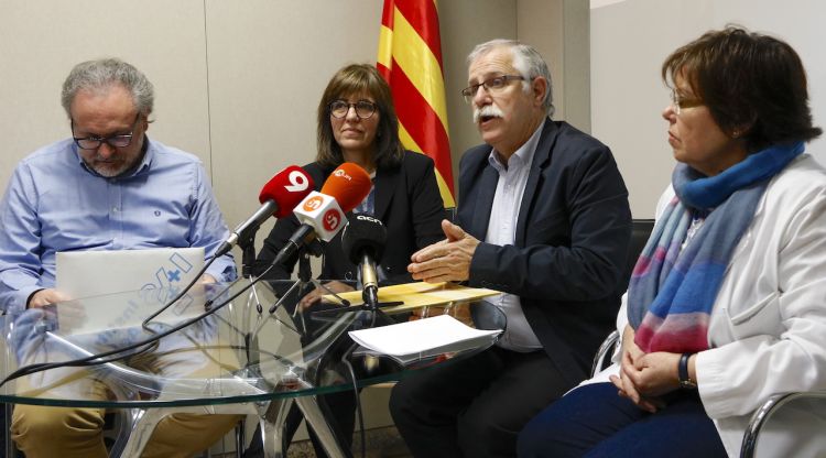 Els responsables del programa de cribratge de càncer de còlon i recte. ACN