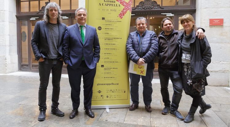 Presentació del festival amb el cartell de l'edició d'enguany. Aj. de Girona