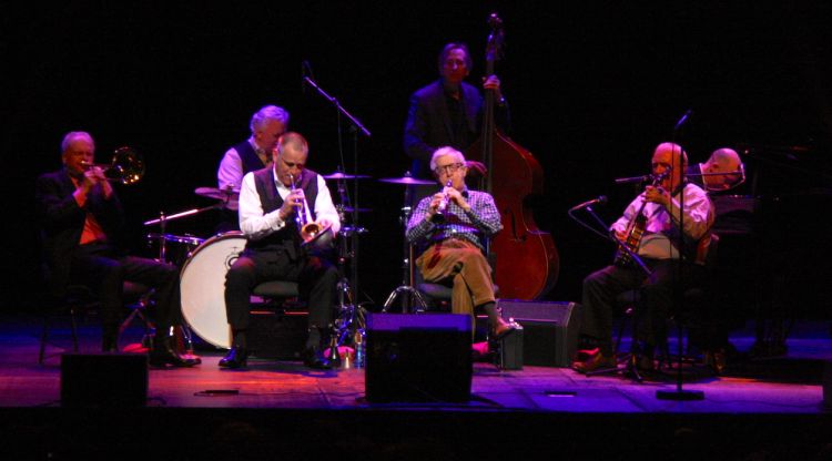 Un concert del cineasta i músic Woody Allen al Gran Teatre del Liceu. ACN