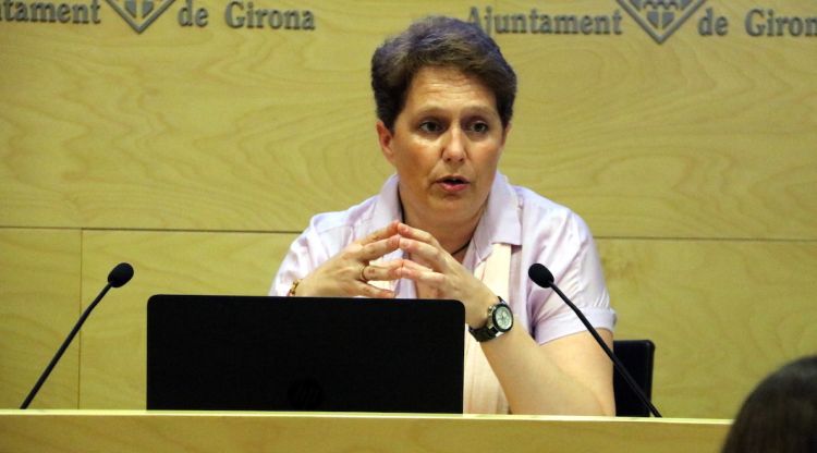 Isabel Muradàs, aquest matí. ACN