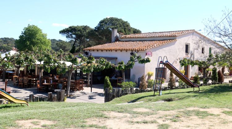 El restaurant de Caldes de Malavella avui es trobava tancat. ACN