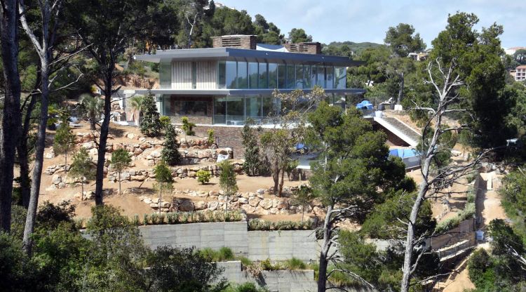 El xalet de luxe a la cala del Golfet de Palafrugell. ACN