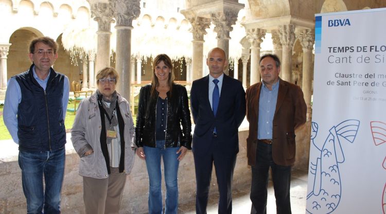 Presentació de l'exposició que tindrà lloc al claustre. Aj. de Girona