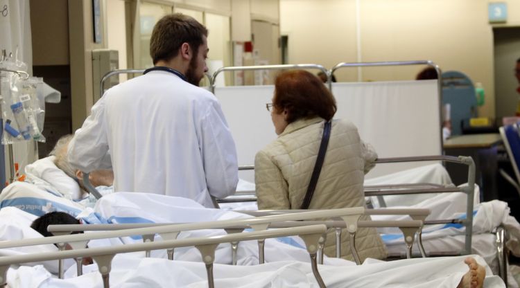 Sala d'urgències a l'Hospital de la Vall d'Hebron (arxiu). ACN