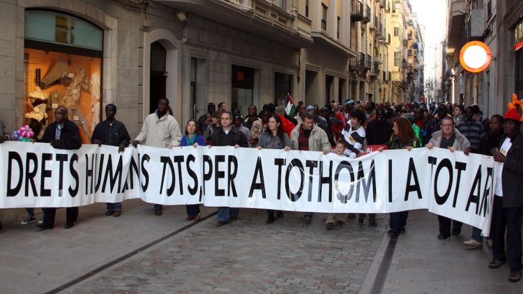 La manifestació ha recorregut diversos punts de la ciutat © ACN