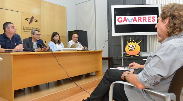 Presentació del projecte Gavarres 365, a la seu del Col·legi de Periodistes de Girona. Glòria Sànchez/Iconna