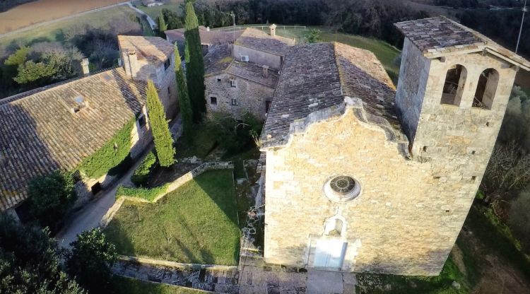 L'església de Sant Romà de Miànigues. ACN