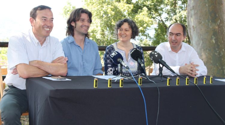 D'esquerra a dreta; Pep Berga, Xavier Bayona, Ramon Bosch i Bet Capdeferrro. ACN