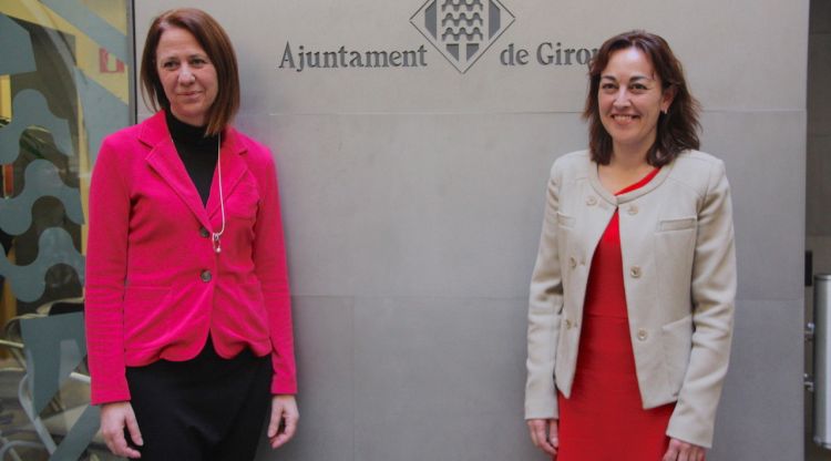 Marta Madrenas i Sílvia Paneque el març d'aquest any. ACN
