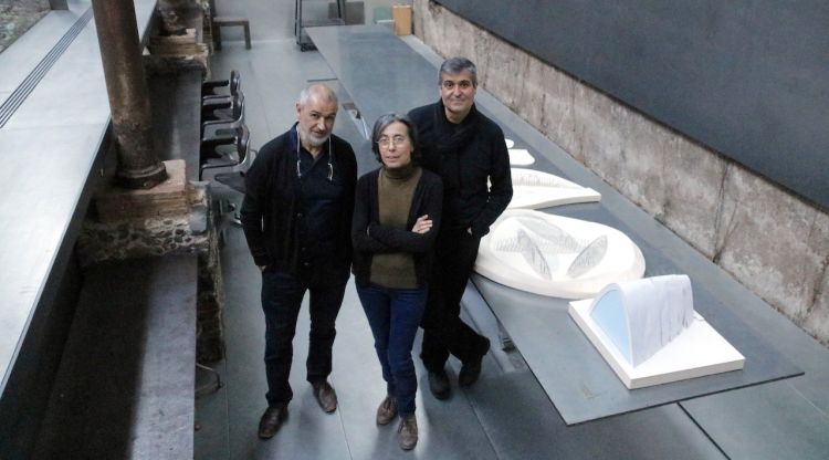 Els tres artífexs d'RCR Arquitectes, Rafael Aranda, Carme Pigem i Ramon Vilalta. ACN