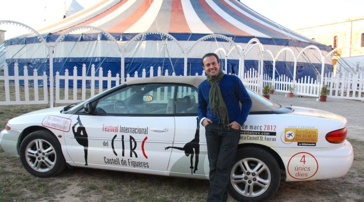 El director del Festival Internacional del Circ Castell de Figueres, Genís Matabosch el 2012. ACN