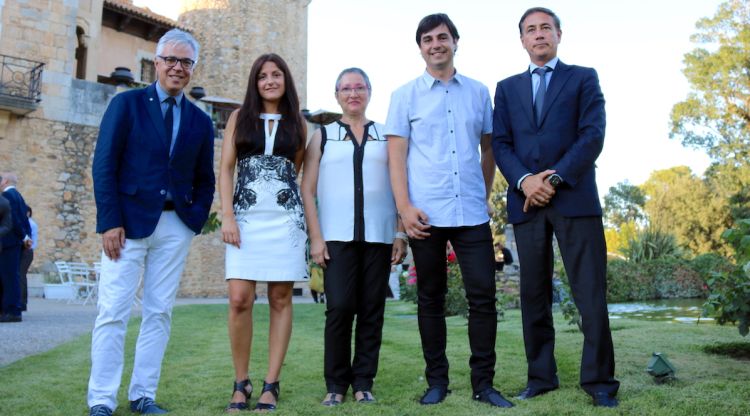 D'esquerra a dreta: Octavi Bono, Mireia Tetas, Cristina Budó, Josep Serra i Xavier Espasa. ACN