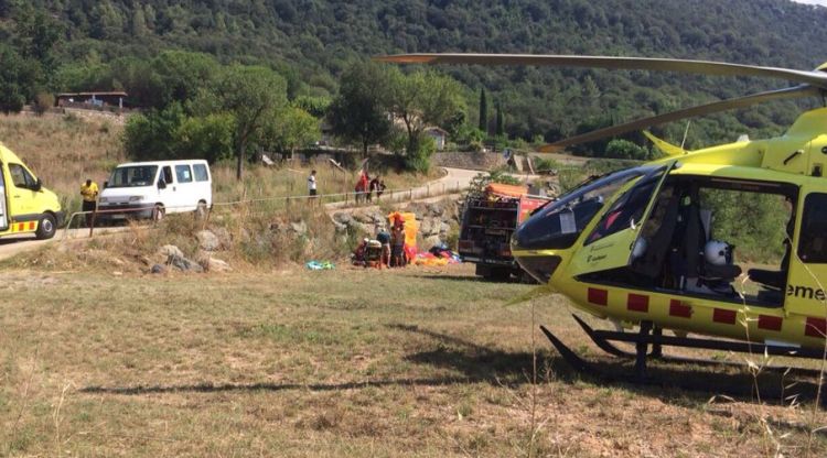 Els sistemes d'emergència atenent al parapentista
