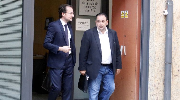 Els advocats de l'acusació particular en el cas de l'inflable de Caldes, Carles Alabau i Javier Soria. ACN