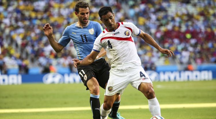 Stuani jugant contra Costa Rica en el mundial del 2014. Danilo Borges