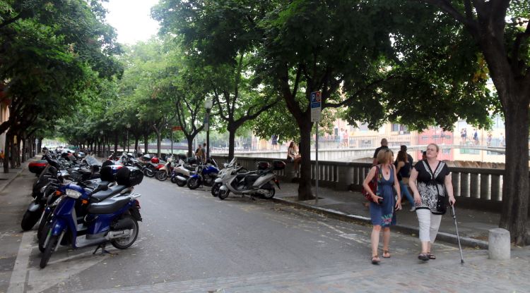 El passeig de Canalejas de Girona. ACN