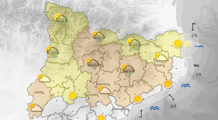 Previsió per aquesta tarda