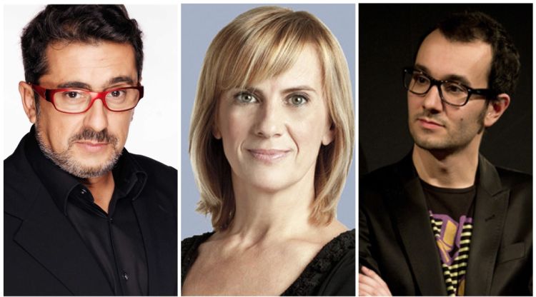 Andreu Buenafuente, Gemma Nierga i Jair Domínguez