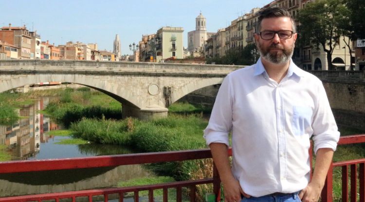 El director del festival Acústica, Xavi Pascual, avui a Girona. ACN