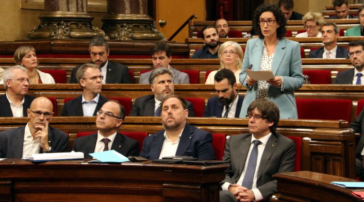 La portaveu del grup parlamentari de Junts pel Sí, Marta Rovira. ACN