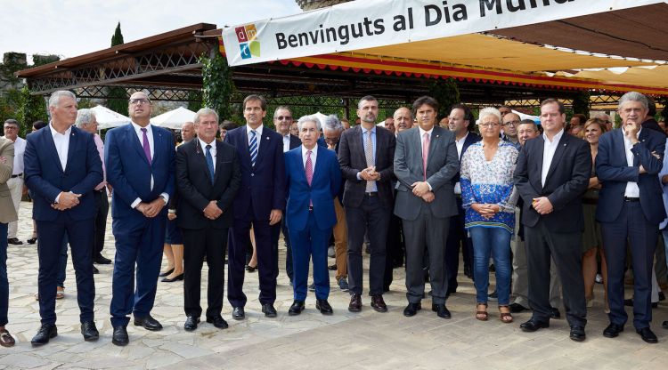 Les autoritats que han participat al Dia Internacional del Turisme a Masarac