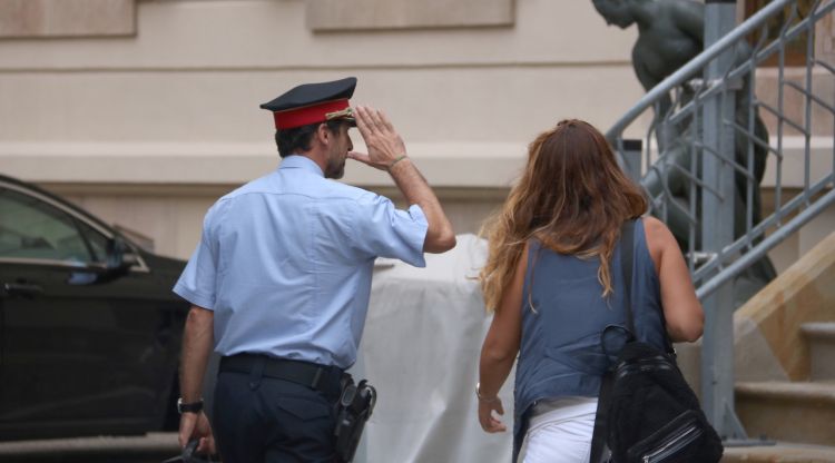 El comissari general de coordinació territorial dels Mossos, Ferran López, arriba a la primera reunió convocada per Diego Pérez de los Cobos. ACN