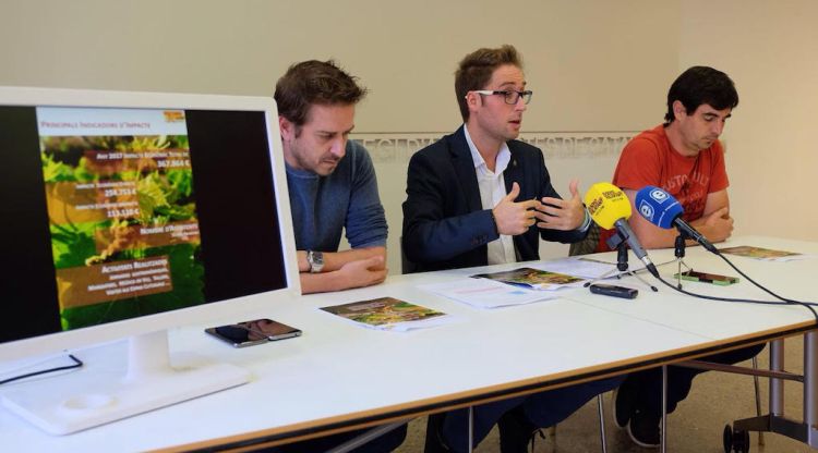 Roda de premsa de valoració de la Mostra del Vi de l'Empordà. Aj. de Figueres