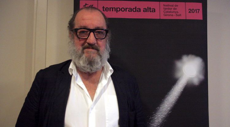 Josse de Pauw a la roda de premsa de l'estrena de 'De Mensheid' a l'estat espanyol. ACN