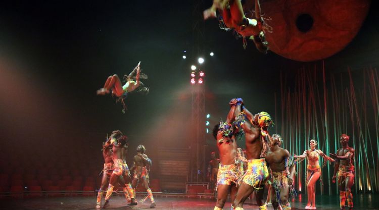 Pla general d'un dels números de 'Salvatge' de 'Circo italiano'. ACN