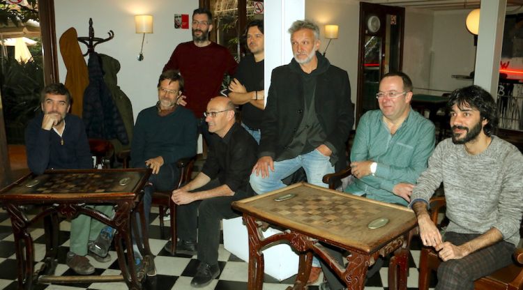 Foto de família de la Setmana de Programadors del Temporada Alta a l'Ateneu Barcelonès. ACN