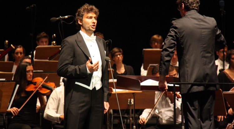 Jonas Kaufmann durant la seva actuació al Festival de Peralada el 2014. ACN