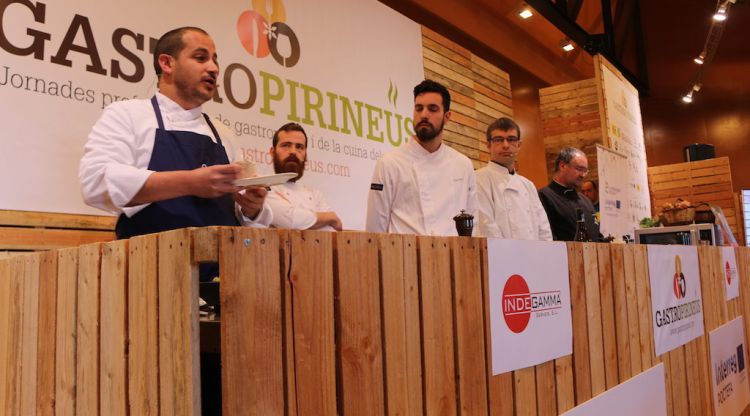 Participants de la primera sessió del Gastropirineus, aquest matí