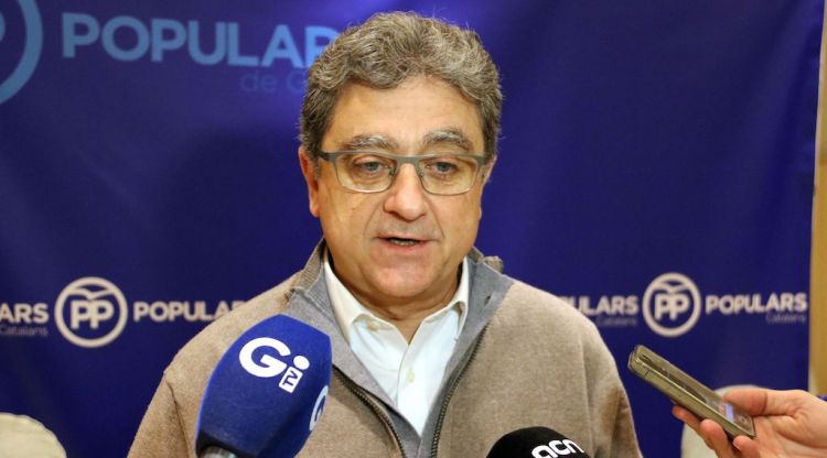 El delegat del govern espanyol, Enric Millo, ahir a Girona. ACN
