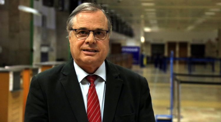 El director de l'Aeroport de Girona, Lluís Sala. ACN