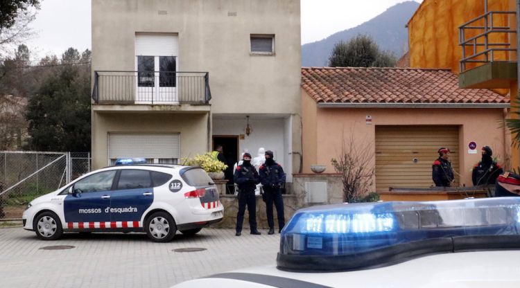 Pla general de l'escorcoll a la casa pairal d'Anglès. ACN