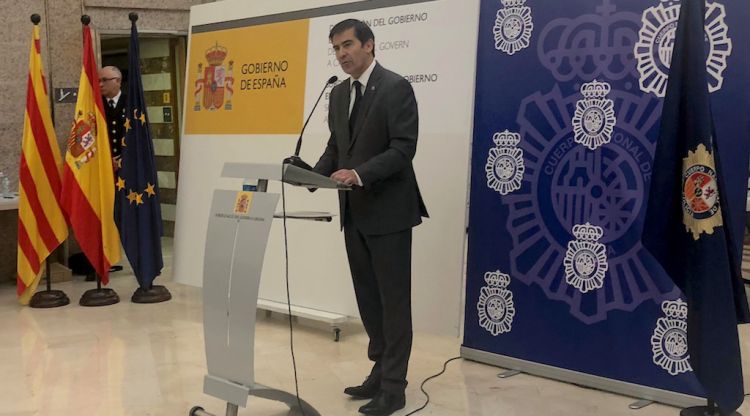 El subdelegat del govern espanyol a Girona, Juan Manuel Sánchez-Bustamante