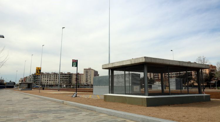 La zona sud del parc Central, on ha acabat l'obra de reposició. ACN