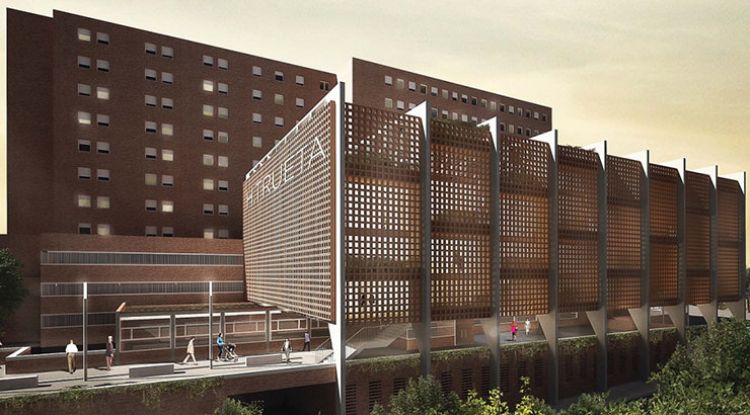 Imatge virtual del projecte d'ampliació de l'hospital Trueta de Girona