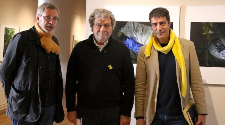 Els promotors del recital poètic que es farà a la Casa de Cultura. ACN