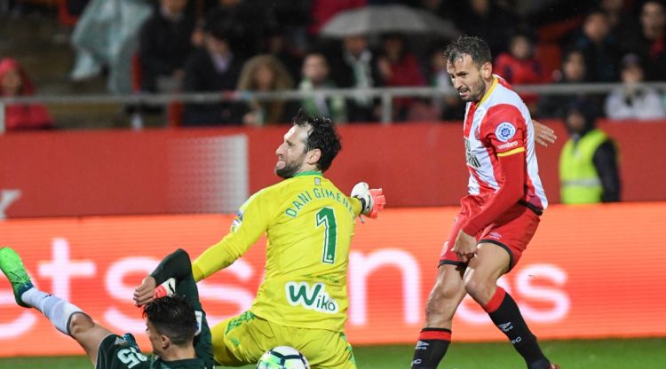 Stuani ha vist com li anul·laven dos gols per fora de joc. Girona FC